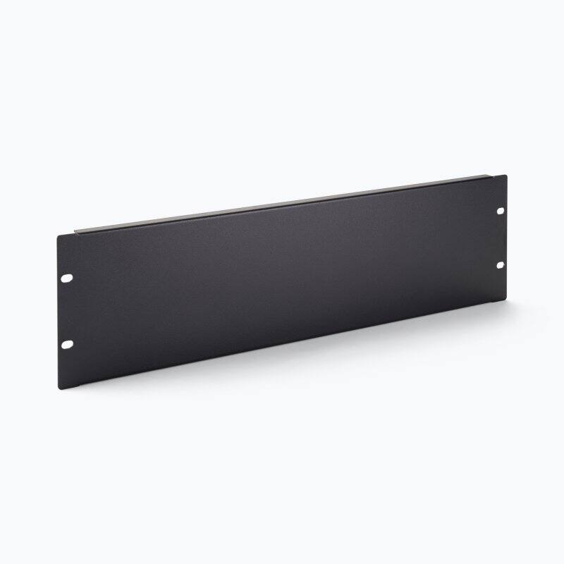 Alt View 2. On Stage Stands - On-Stage Blank Rack Panel, 3U (RPB3000) - Black.