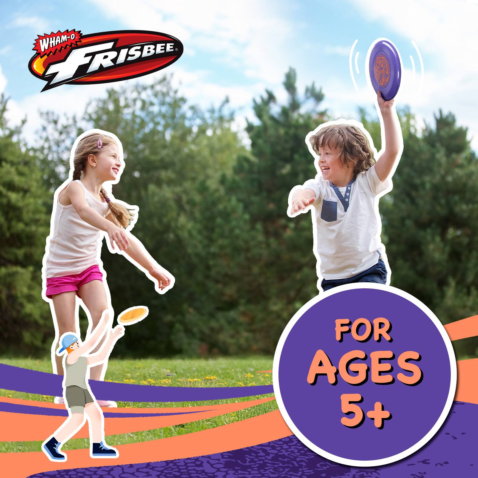 Wham O Frisbee Cool Flyer Flying Disc, 9.95 Inch for Kids 5+ 130g ...