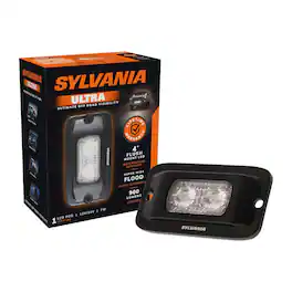 Sylvania - Flush Mount 4 Inch LED Light Pod - Lifetime Limited Warranty - Wide Flood Light 900 Raw Lumens, Best Quality Off Road