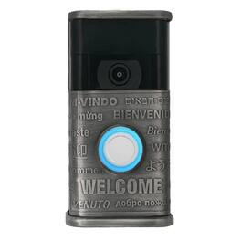 Michael Healy - Multilingual Welcome Video Doorbell Cover (Ring 2nd Gen) - Antique Pewter