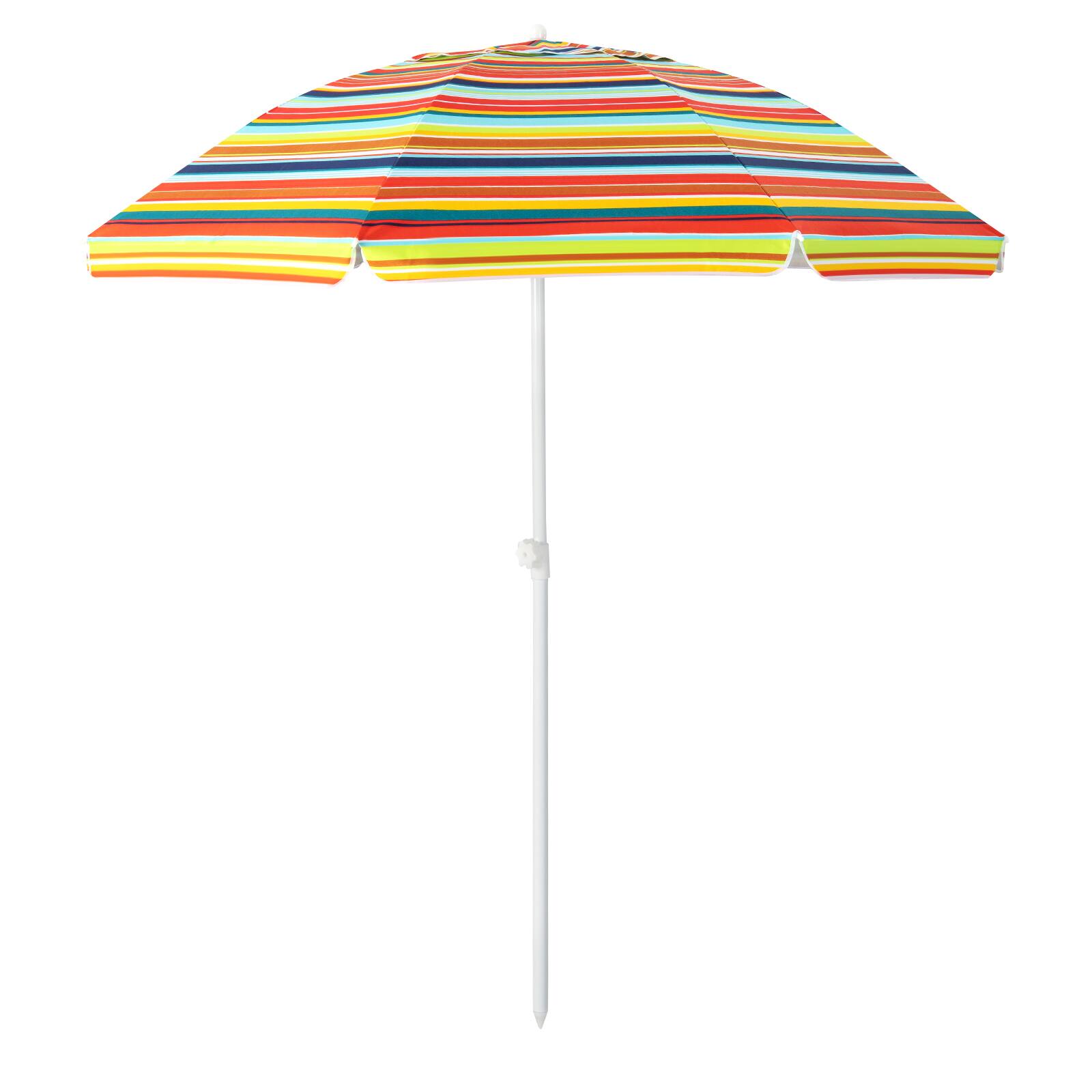 Alt View 1. Costway - 6.5Ft Patio Beach Sunshade Umbrella Portable Tilt  Outdoor - Yellow.