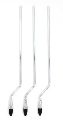 Gibraltar Hardware - Dunnett Floor Tom Legs Set of 3, 12.7mm Thick 26" Legs with Isolation Tip Design to Reduce Vibration