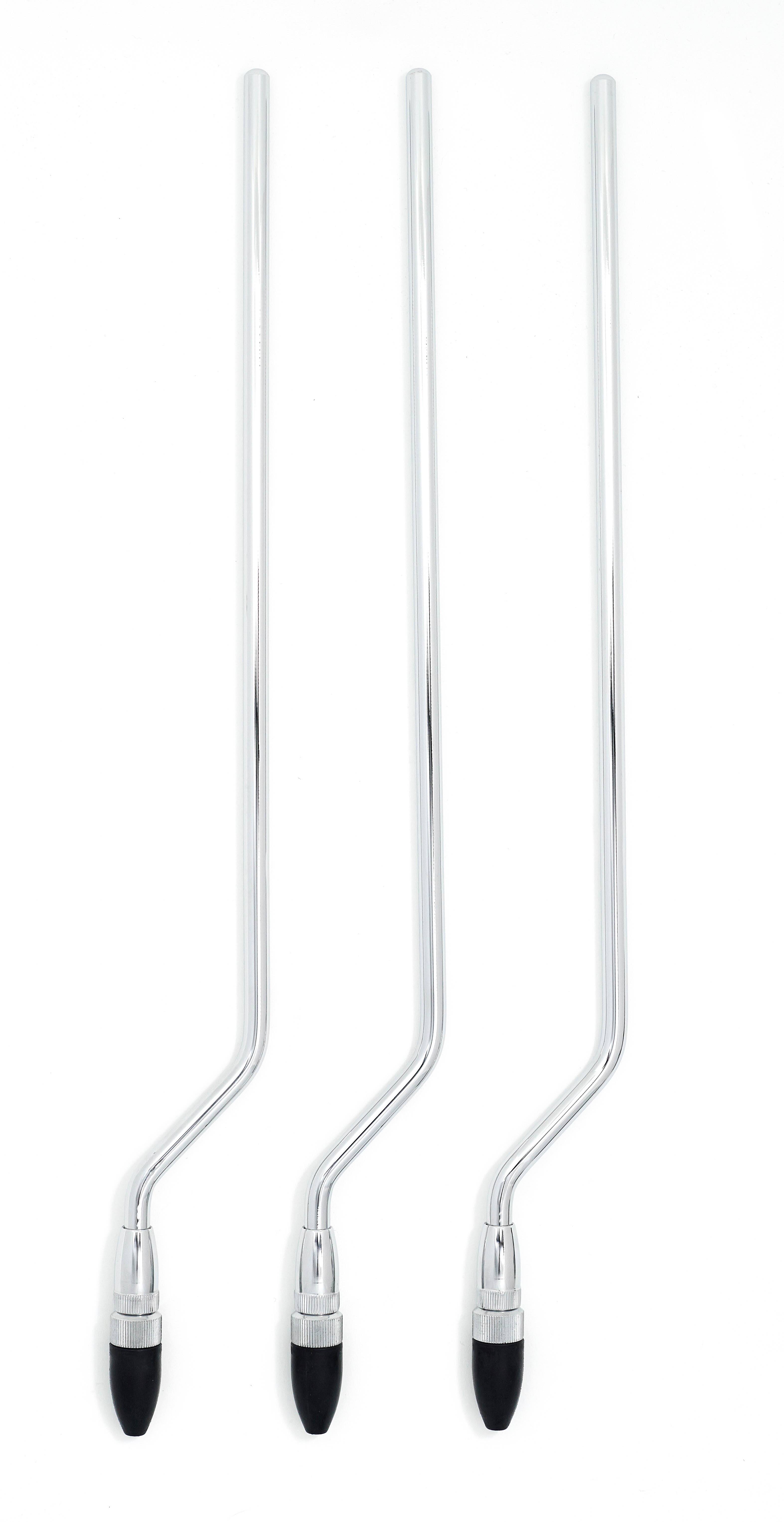 Front. Gibraltar Hardware - Dunnett Floor Tom Legs Set of 3, 12.7mm Thick 26" Legs with Isolation Tip Design to Reduce Vibration.