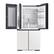 Alt View 18. Samsung - 23 cu. ft. Smart Counter Depth BESPOKE 4-Door Flex Refrigerator with Customizable Panel Colors - White.