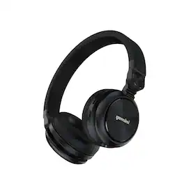 Gemini - GBTX-200 wireless Bluetooth 5.4 headphones with ENC mic for calls, 40mm drivers and 3.5mm AUX input - Black