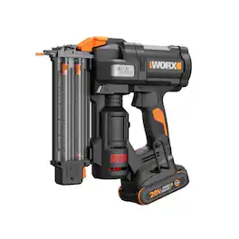 WORX - Nitro WX838L 20V PowerShare Cordless 18GA Brad Nailer (Battery & Charger Included) - Black