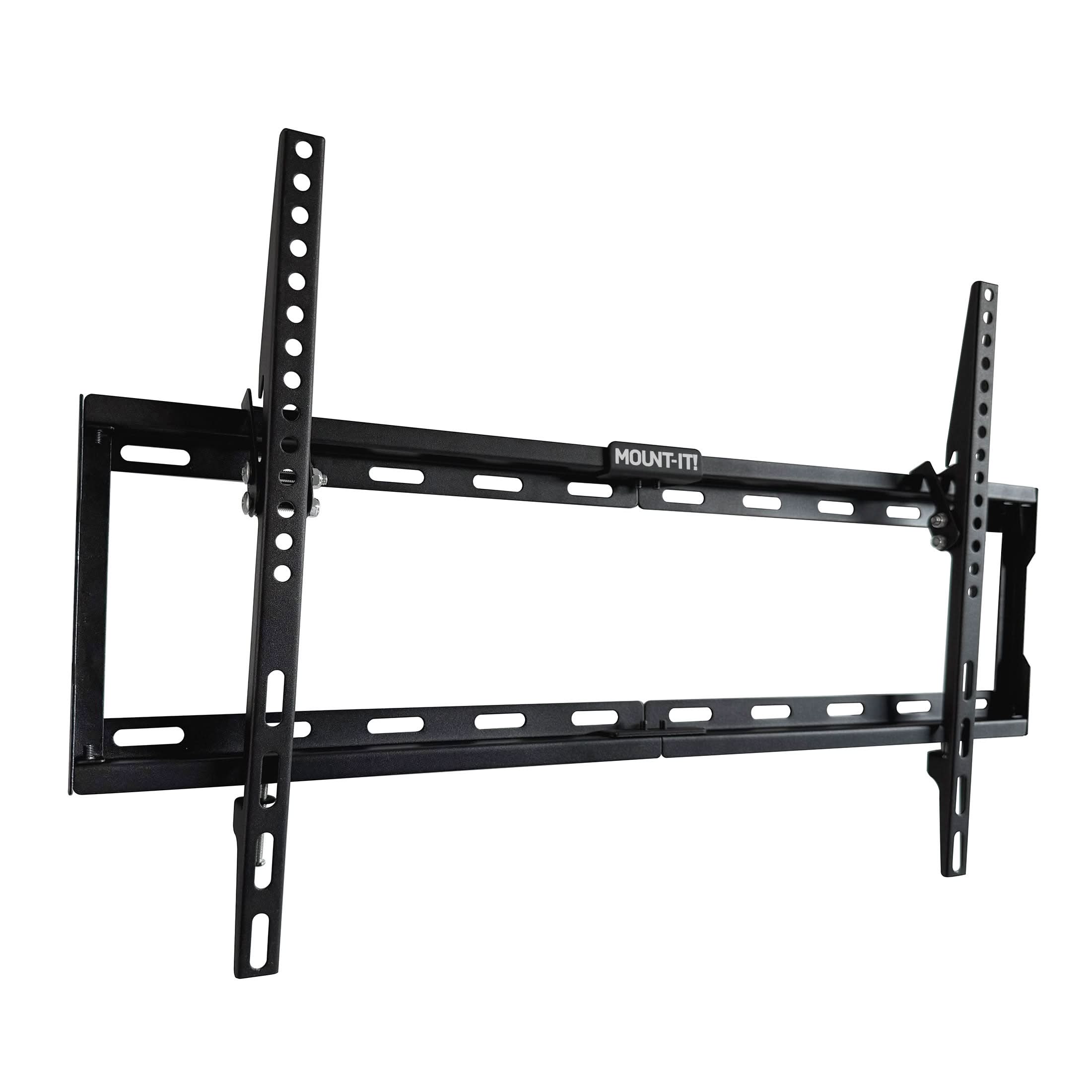 Alt View 6. Mount-It! - Low Profile Tilt TV Wall Mount – Fits 32"–65" TVs, Up to 121 lbs, Slim Design - Black.