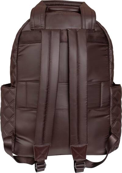 Joan & David - 18-Inch Diamond Quilted Puffer Nylon Workbook Backpack - Fits up to 12-Inch Laptop - 367-BLACK Joan & David - 18-Inch Diamond Quilted Puffer Nylon Workbook Backpack - Fits up to 12-Inch Laptop - 367-BLACK