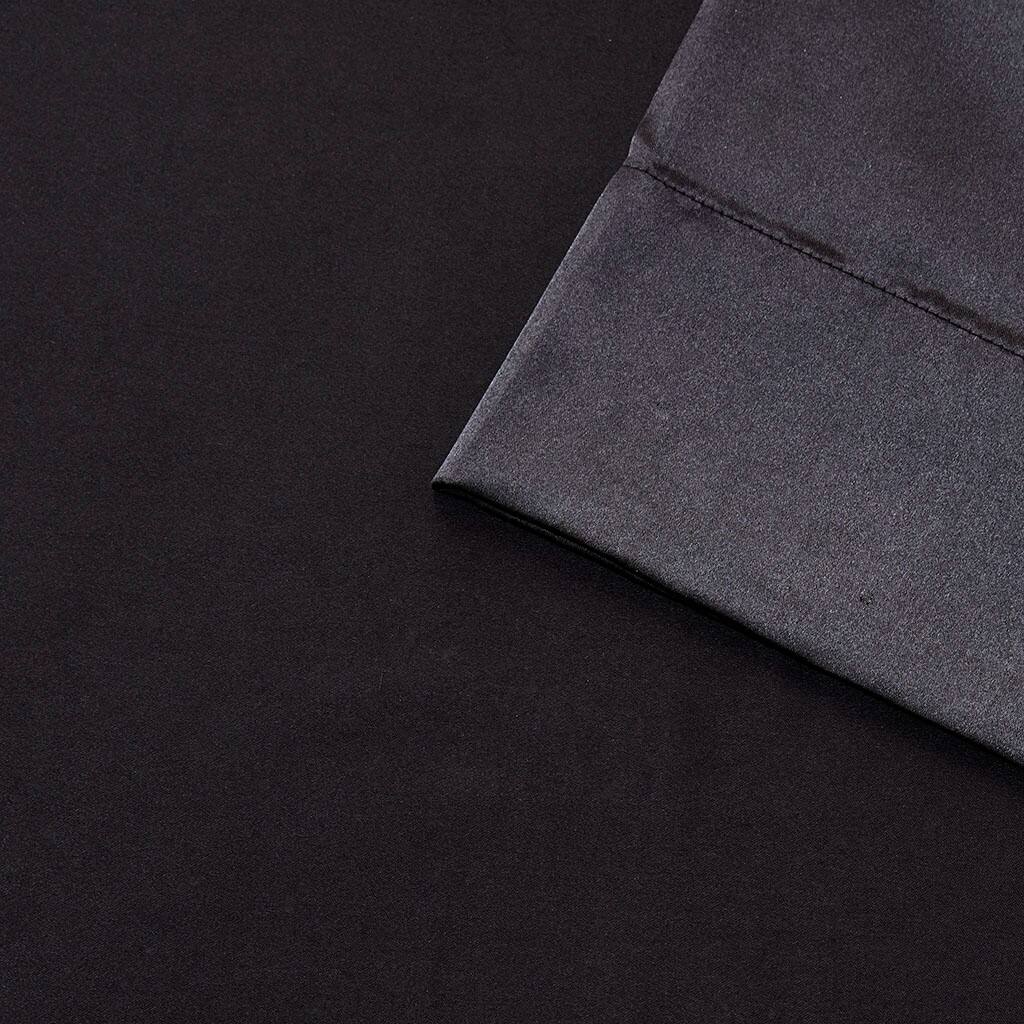 Alt View 5. Gracie Mills - Gracie Mills Coralie 6-Piece Wrinkle-free Satin Sheet Set - Black.