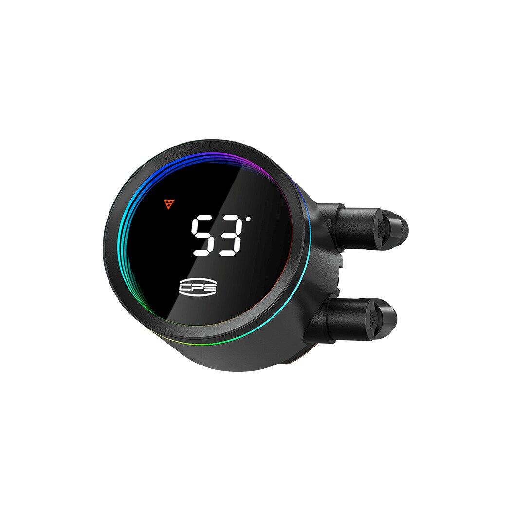 Back. PCCOOLER - DA360 PRO ARGB Digital CPU Liquid Cooler, 300W CPU Liquid Cooler - Black.