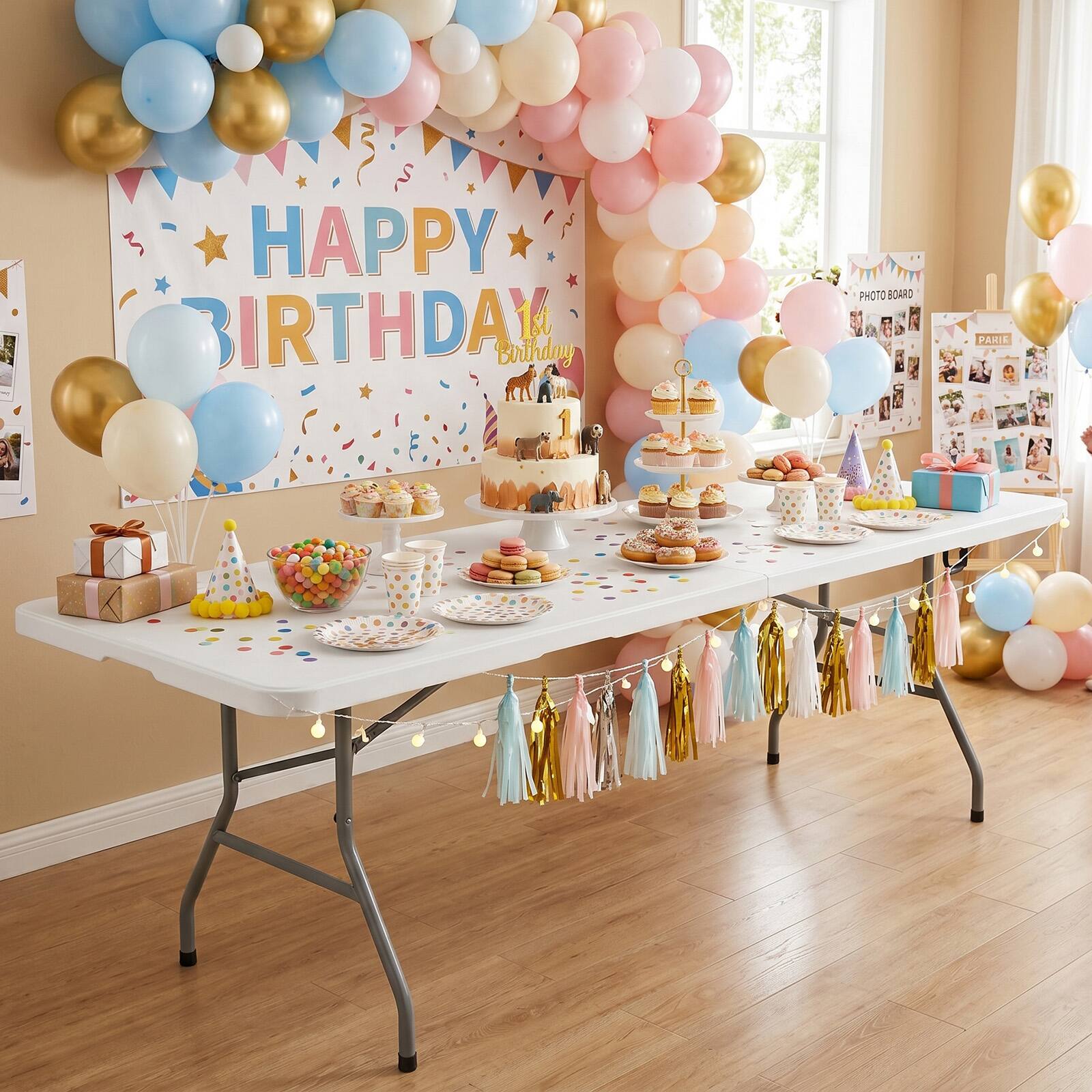 HAPPY BIRTHDAY 1st Birthday PHOTO BOARD PAKIA