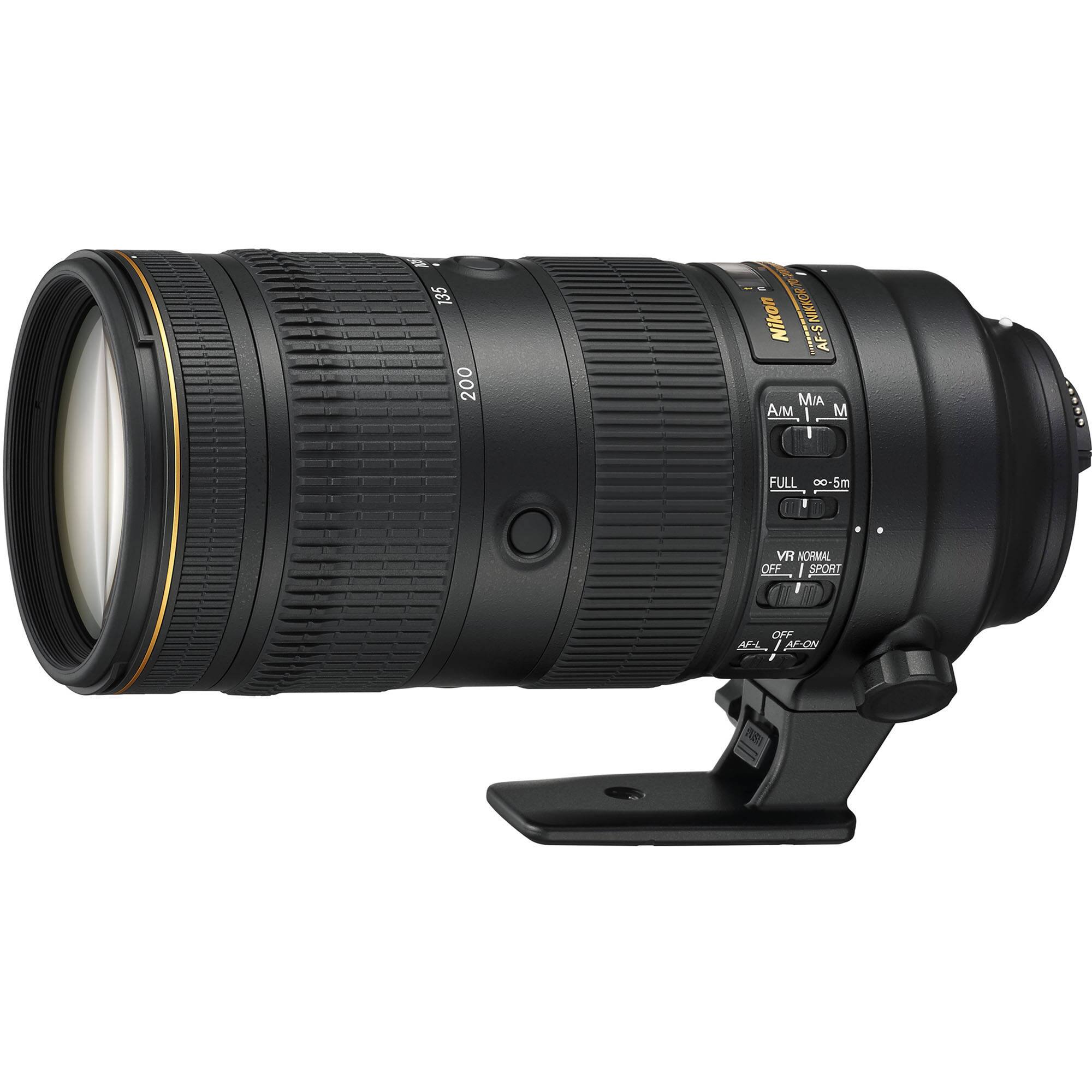 105 135 200

Nikon NIKKOR 70-200mm f/2.8E FL ED VR II

AF-S M/A A/M

FULL ∞-0.5m

VR NORMAL OFF SPORT

OFF AF-L / AF-ON