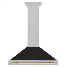 ZLINE - 36 inches - Convertible & Convertible - Wall Range Hood - Satin Stainless Steel