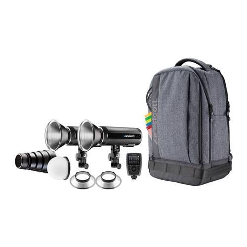 Angle. Westcott - Westcott FJ200 Strobe 2-Light Backpack Kit with FJ-X3 S Wireless Trigger.