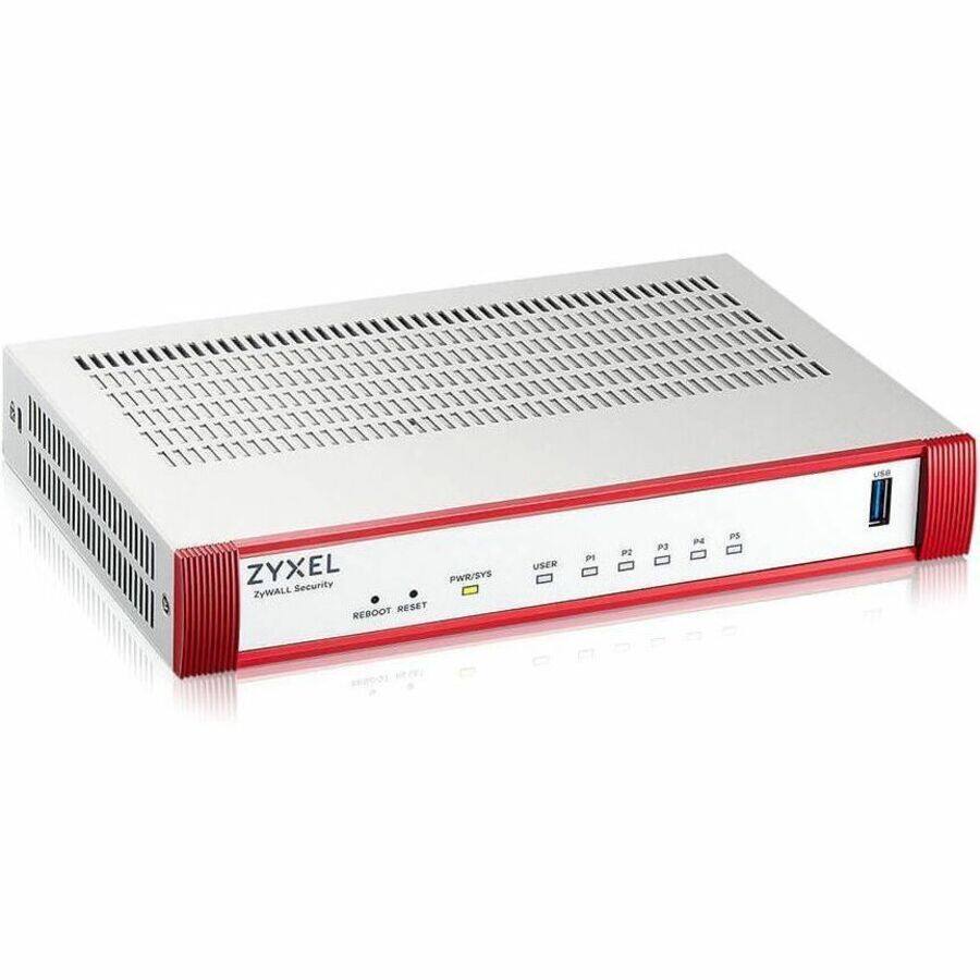 9 ZYXEL PWR/SYS Security ZYWALL RESET REBOOT USER P1 P2 P3 P4 P5