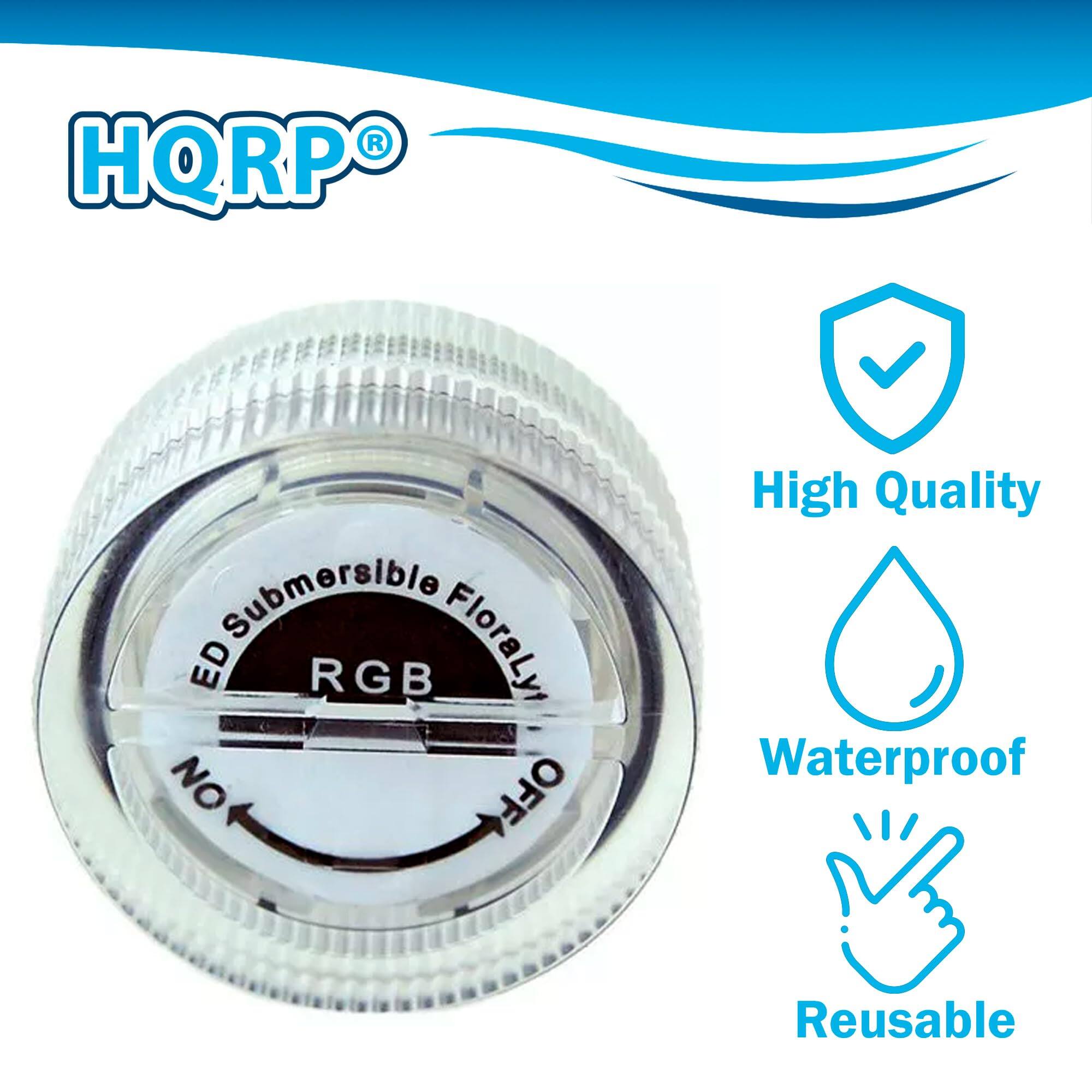 HQRPO Submersible FloraLy ED RGB NO OFF High Quality Waterproof Reusable
