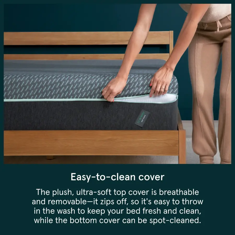 Alt View 17. Tuft & Needle - The Mint Hybrid Mattress Twin XL - Gray.
