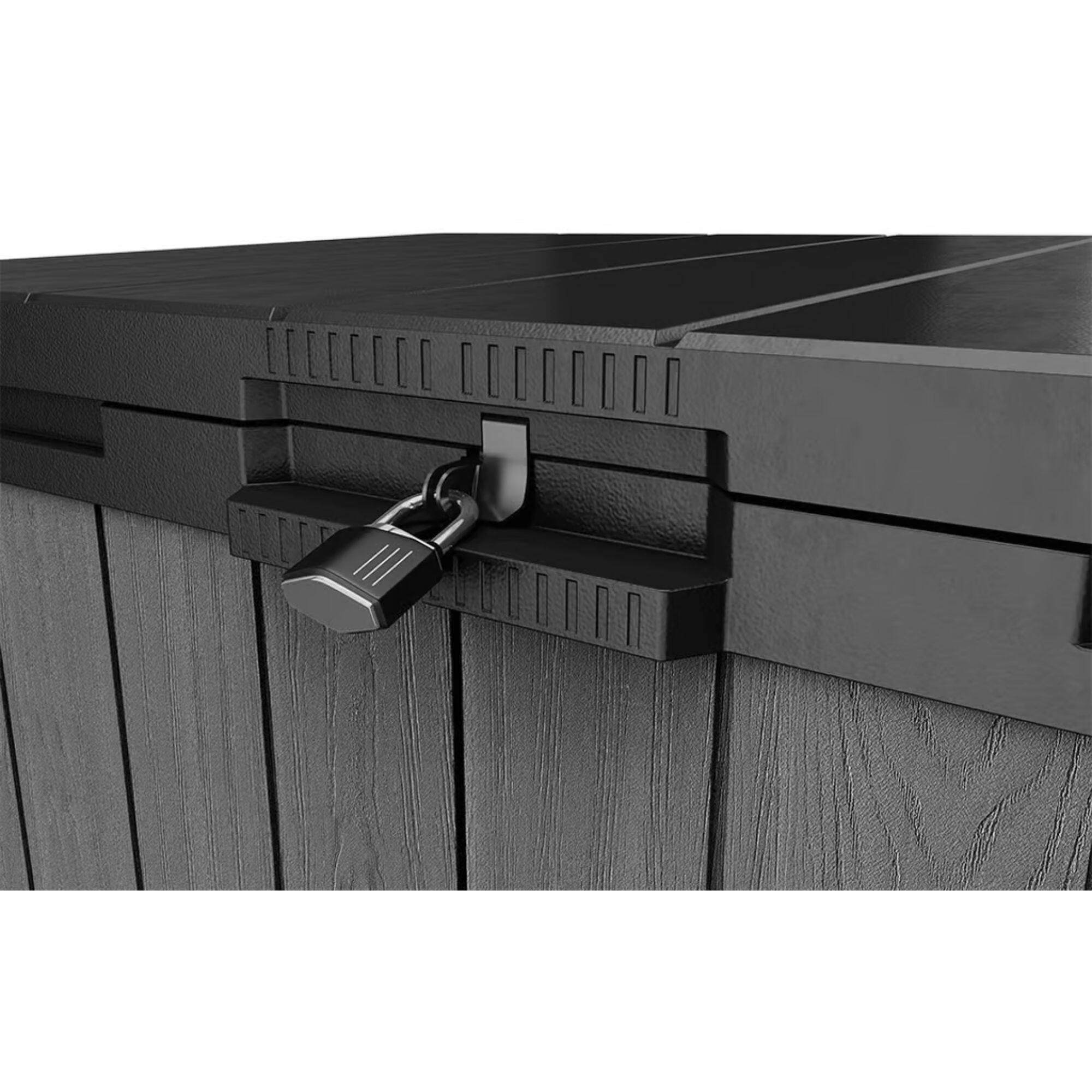 Alt View 7. Keter - Keter Outdoor Storage Shed, Durable Resin, Compact, Store-It-Out Darwin, Grey - Grey.