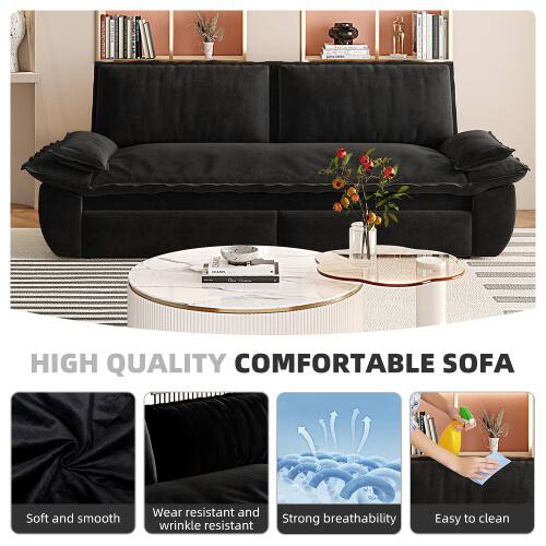 HIGH QUALITY COMFORTABLE SOFA

- Soft and smooth
- Wear resistant and wrinkle resistant
- Strong breathability
- Easy to clean