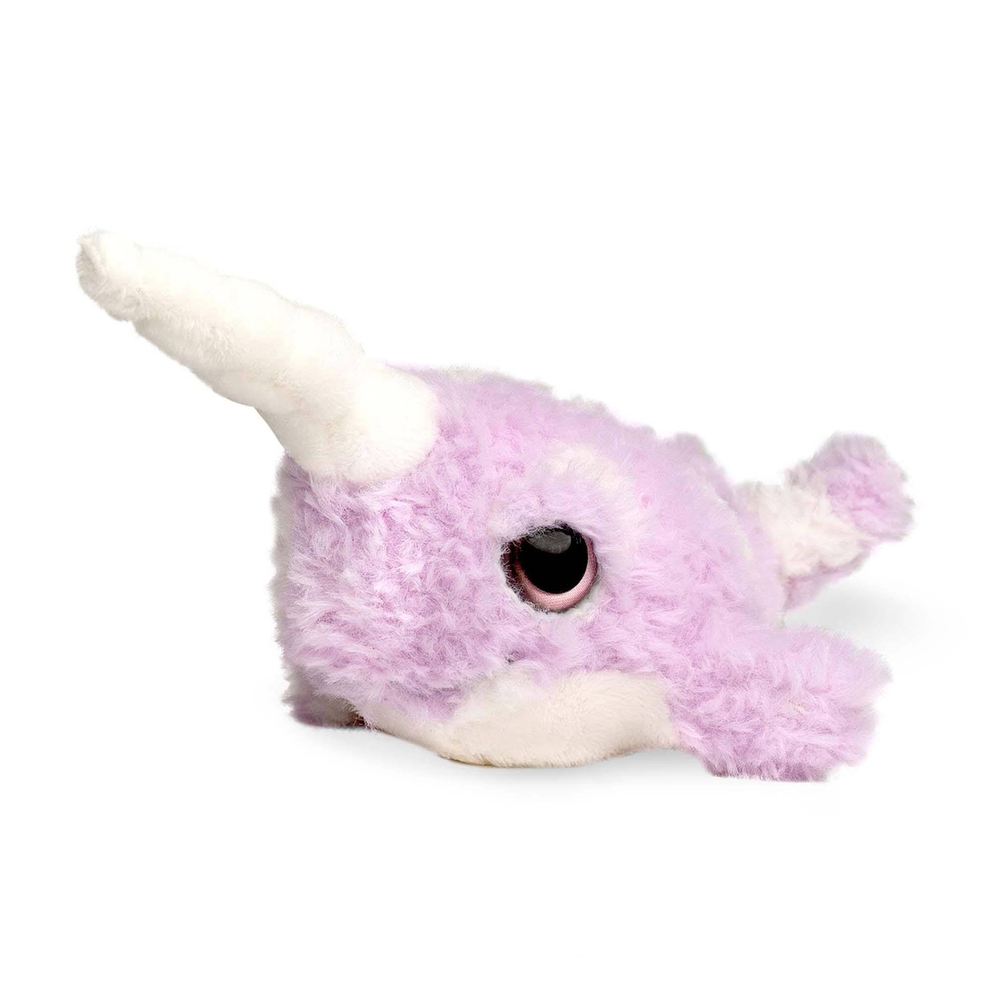 Alt View 1. Kellytoy - Cute & Cuddly Narwhal 6 Inch Plush | Purple - Purple.