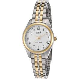 Casio - Women’s Two-Tone Stainless Steel Watch - LTP-1129G-7B - Silver