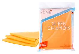 Kitchen + Home - Shammy Cloths - Super Absorbent Cleaning Towels - 3 Pack - Orange