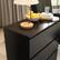 Alt View 6. FUFU & GAGA - FUFU&GAGA 3 - Drawer Dresser Compact Storage Chest Unit – Black, Ideal for Bedrooms & Living Rooms - Black.