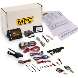 MPC - 2 Way LCD Remote Start With Keyless Entry Kit For 2001 Ford Explorer - Black