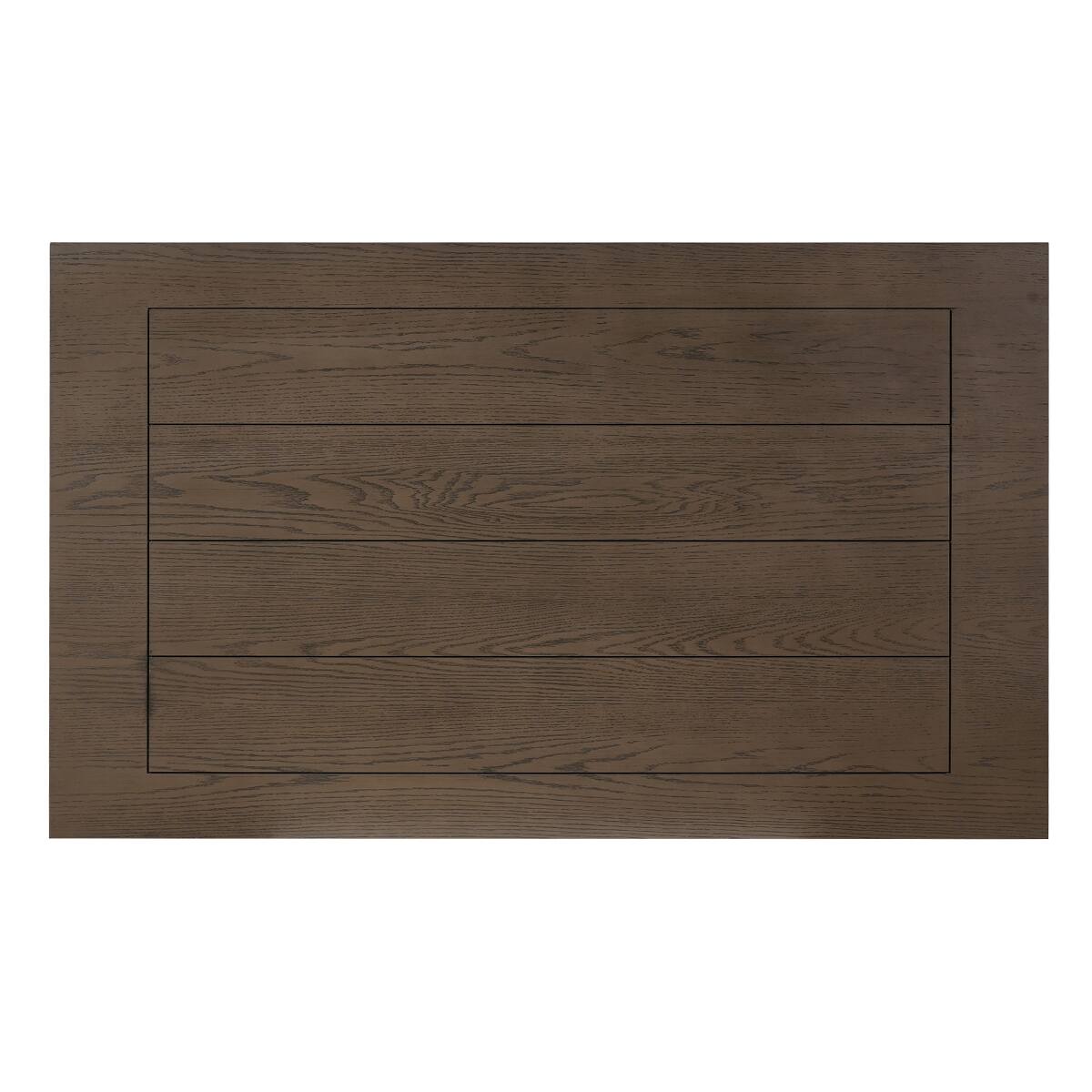 Alt View 4. Loheer - Loheer 60 Inch Dining Table for 6, Rustic Farmhouse Espresso Table with Curved Trestle Base - Espresso.