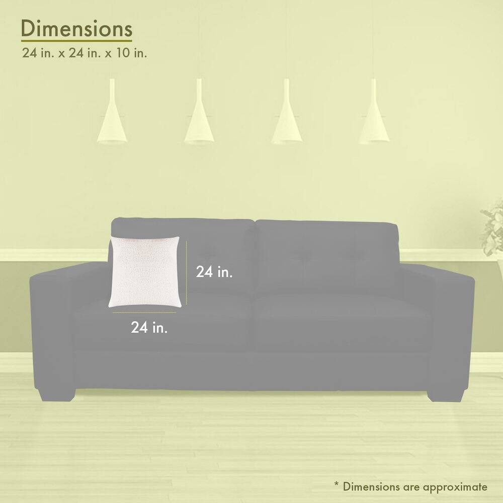 Dimensions  
24 in. x 24 in. x 10 in.  

24 in.  
24 in.  

*Dimensions are approximate