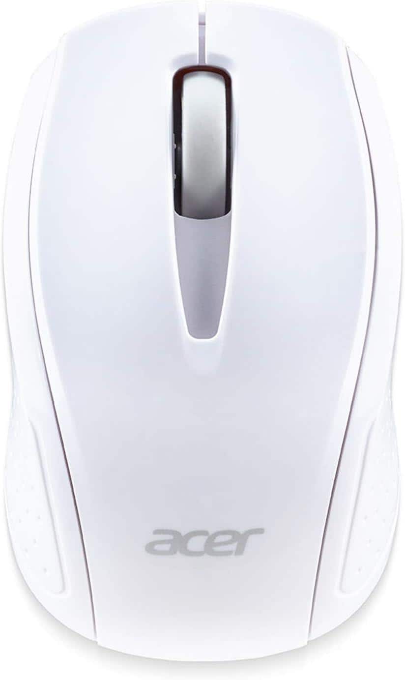 Acer - RF Wireless Mouse M501 – USB Plug & Play, Ambidextrous, Compatible with Chromebook, Windows & Mac - Wireless - White