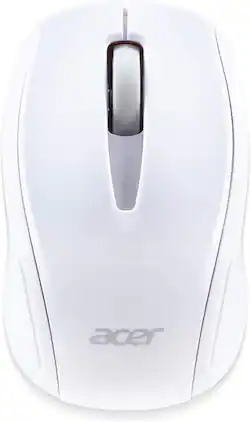 Acer - RF Wireless Mouse M501 – USB Plug & Play, Ambidextrous, Compatible with Chromebook, Windows & Mac - Wireless - White