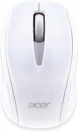 Front. Acer - RF Wireless Mouse M501 – USB Plug & Play, Ambidextrous, Compatible with Chromebook, Windows & Mac - White.
