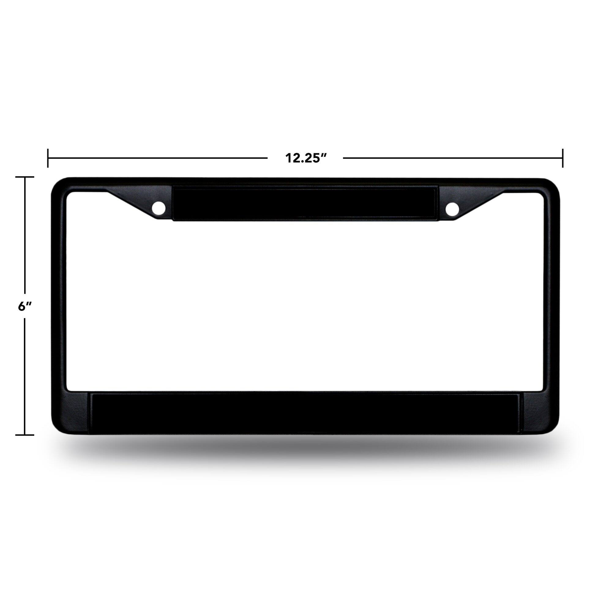 Alt View 3. Rico Industries - Alabama Crimson Tide Black Metal License Plate Frame - Multi.