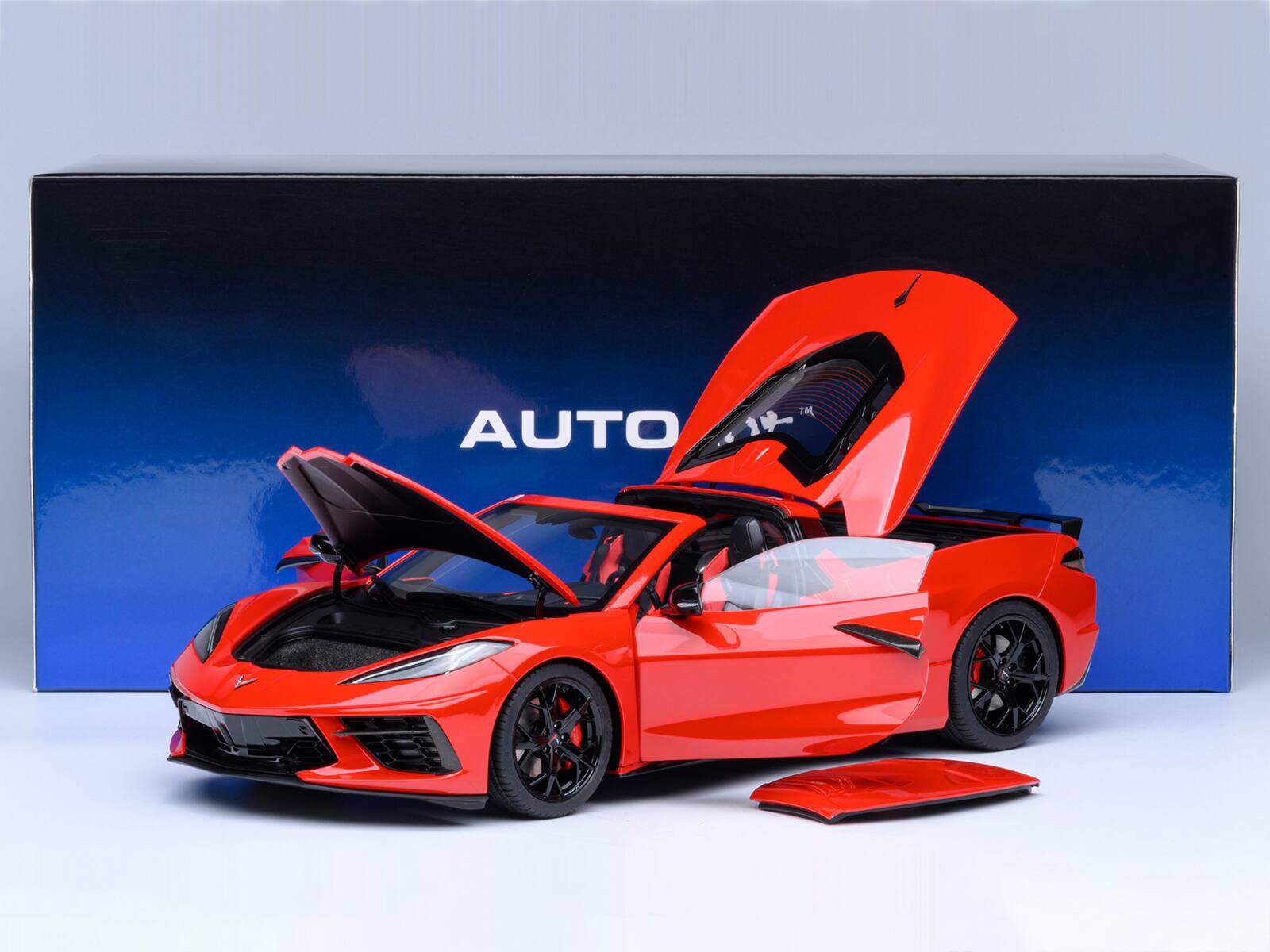 2020 Chevrolet Corvette C8 Stingray Torch Red 1/18 Model Car by Autoart