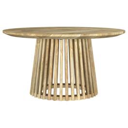 Coaster Co. of America - Touhy Round Solid Wood Cocktail Coffee Table Natural Mango - Green