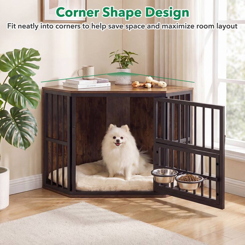 Corner Shape Design  
Fit neatly into corners to help save space and maximize room layout