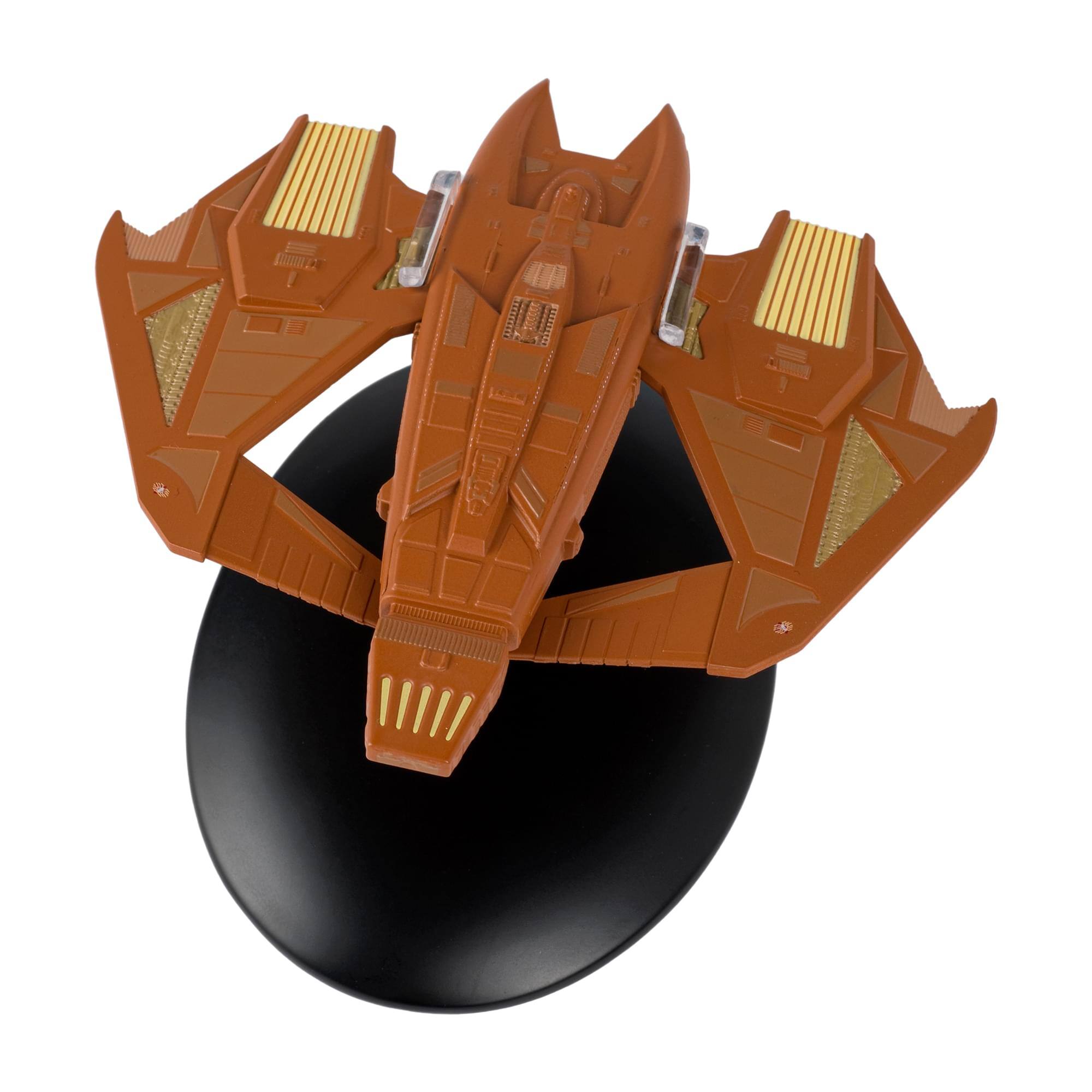 Alt View 3. Eaglemoss - Eaglemoss Star Trek Ship Replica | Vidiian Warship - Brown.