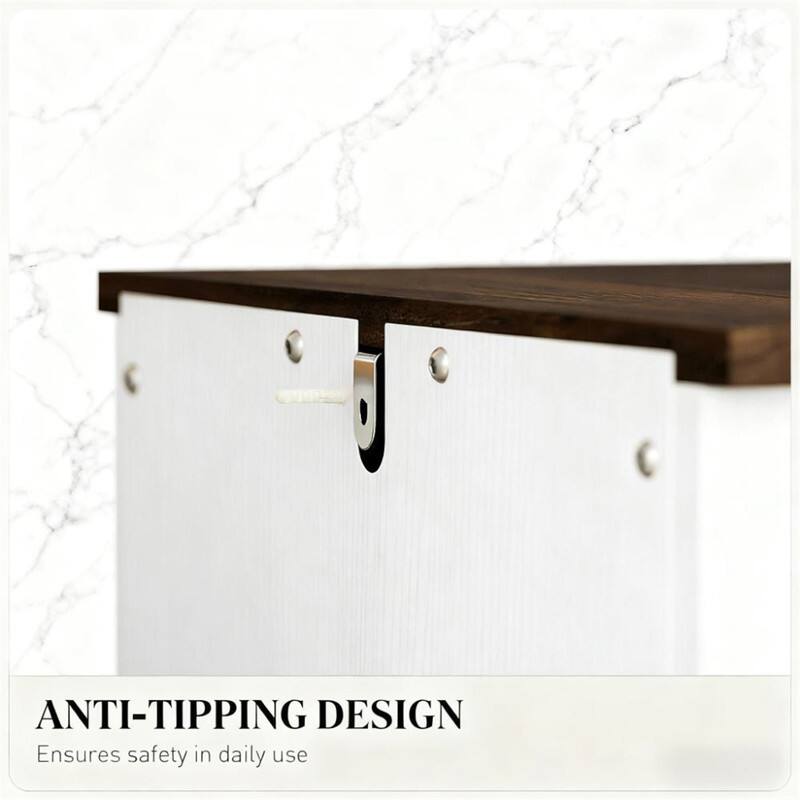 ANTI-TIPPING DESIGN  
Ensures safety in daily use