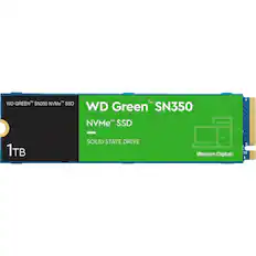 WD Green SN350 NVMe™ SSD
1TB
SOLID STATE DRIVE
Western Digital