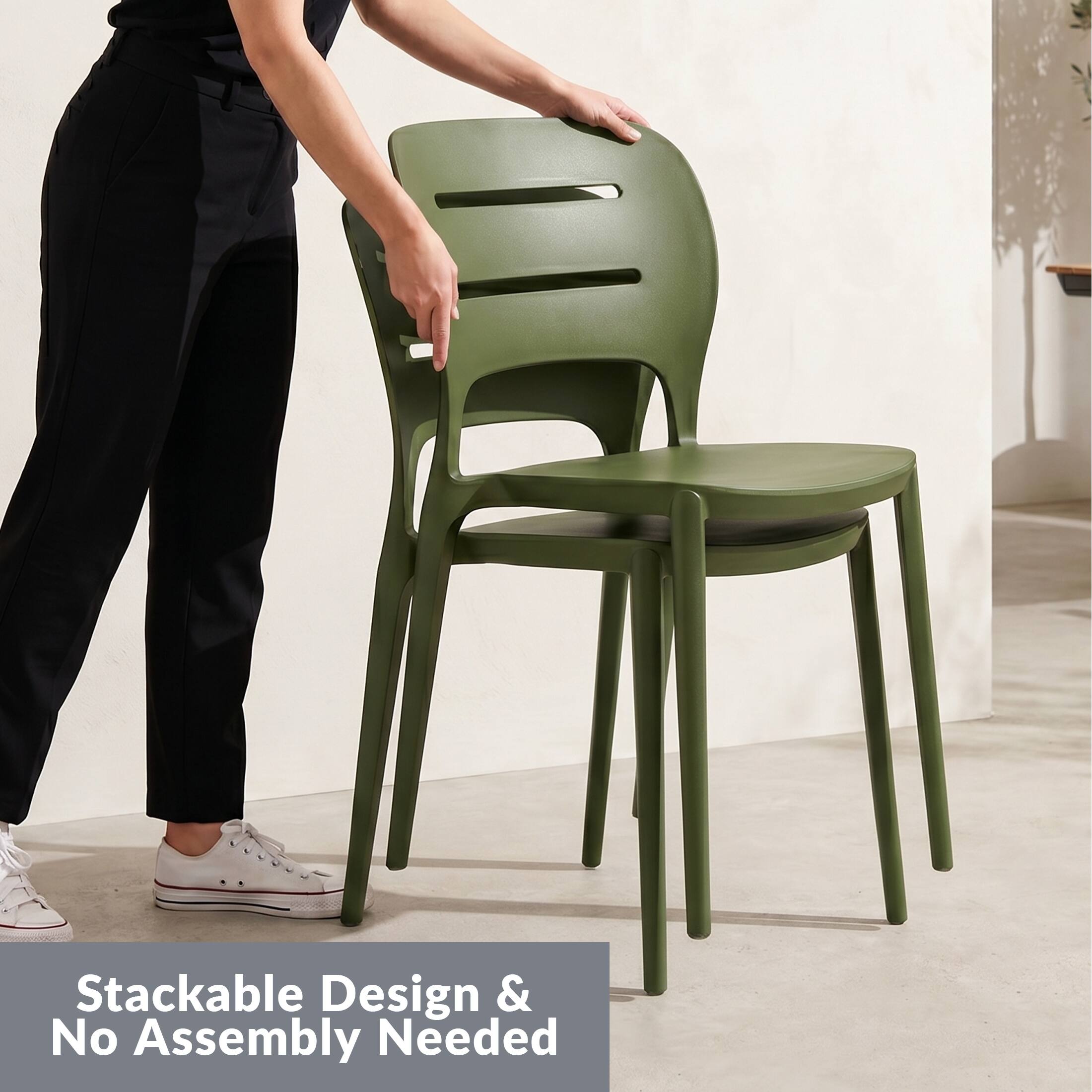 Stackable Design & No Assembly Needed