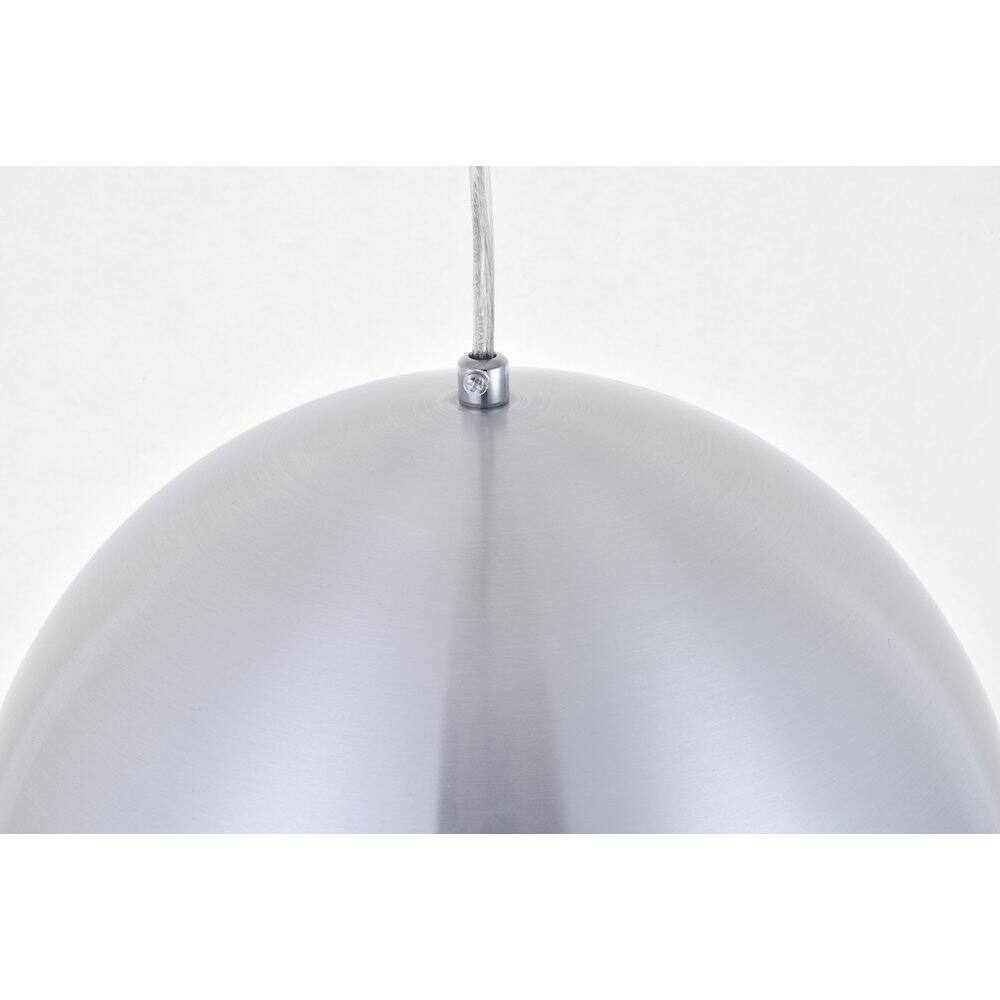 Alt View 1. Living District - Circa 1 Light Burnished Nickel Pendant - Burnished Nickel.