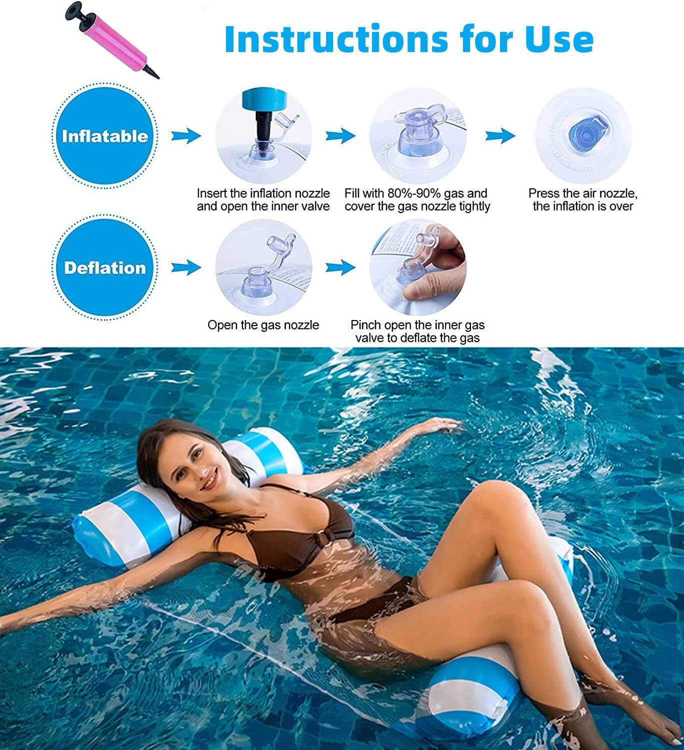 **Instructions for Use**

**Inflatable:**
1. Insert the inflation nozzle and open the inner valve.
2. Fill with 80%-90% gas and cover the gas nozzle tightly.
3. Press the air nozzle, the inflation is over.

**Deflation:**
1. Open the gas nozzle.
2. Pinch open the inner gas valve to deflate the gas.