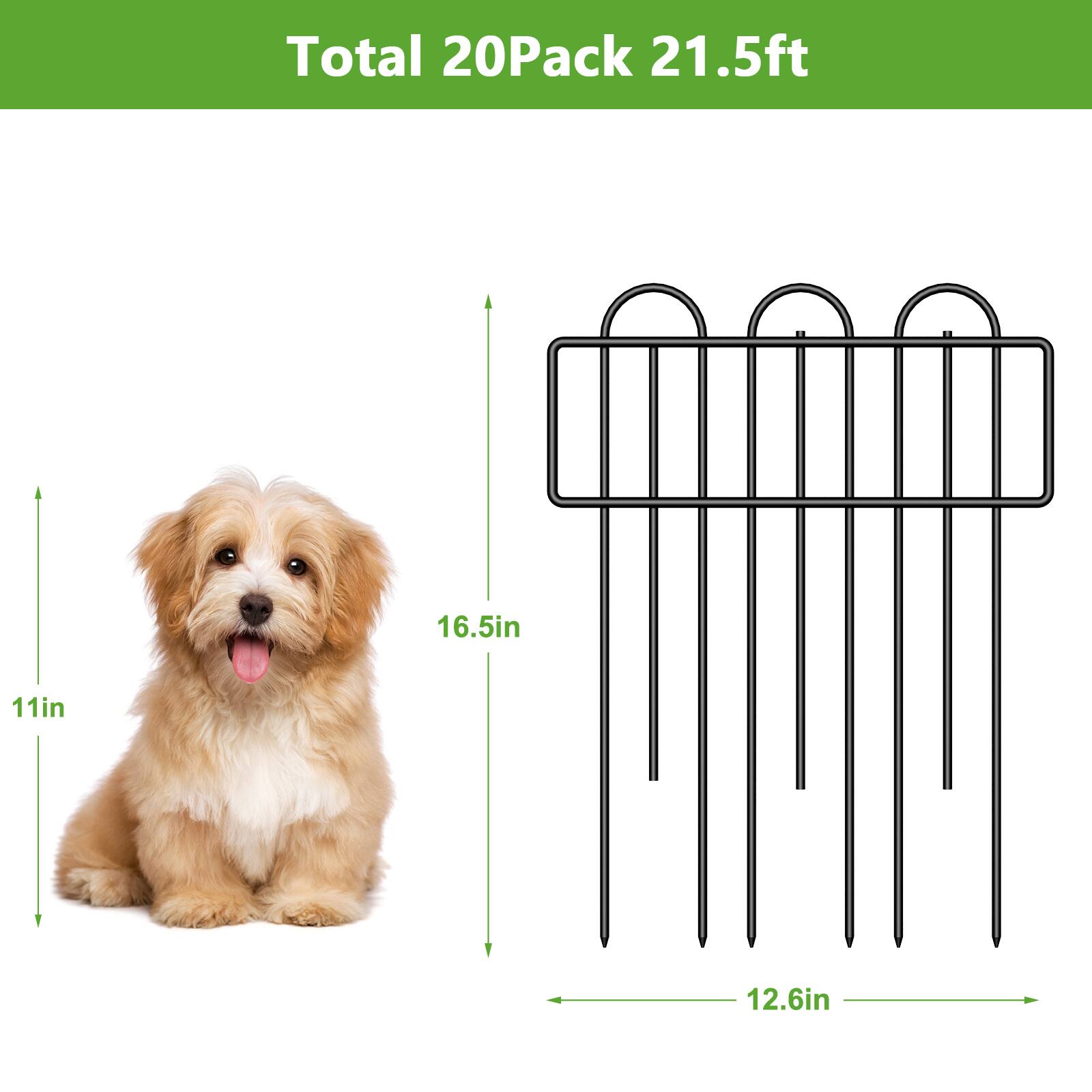 Total 20 Pack 21.5ft  
16.5in  
11in  
12.6in