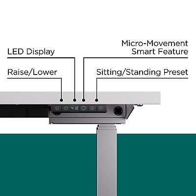 LED Display  
Raise/Lower  
Micro-Movement Smart Feature  
Sitting/Standing Preset