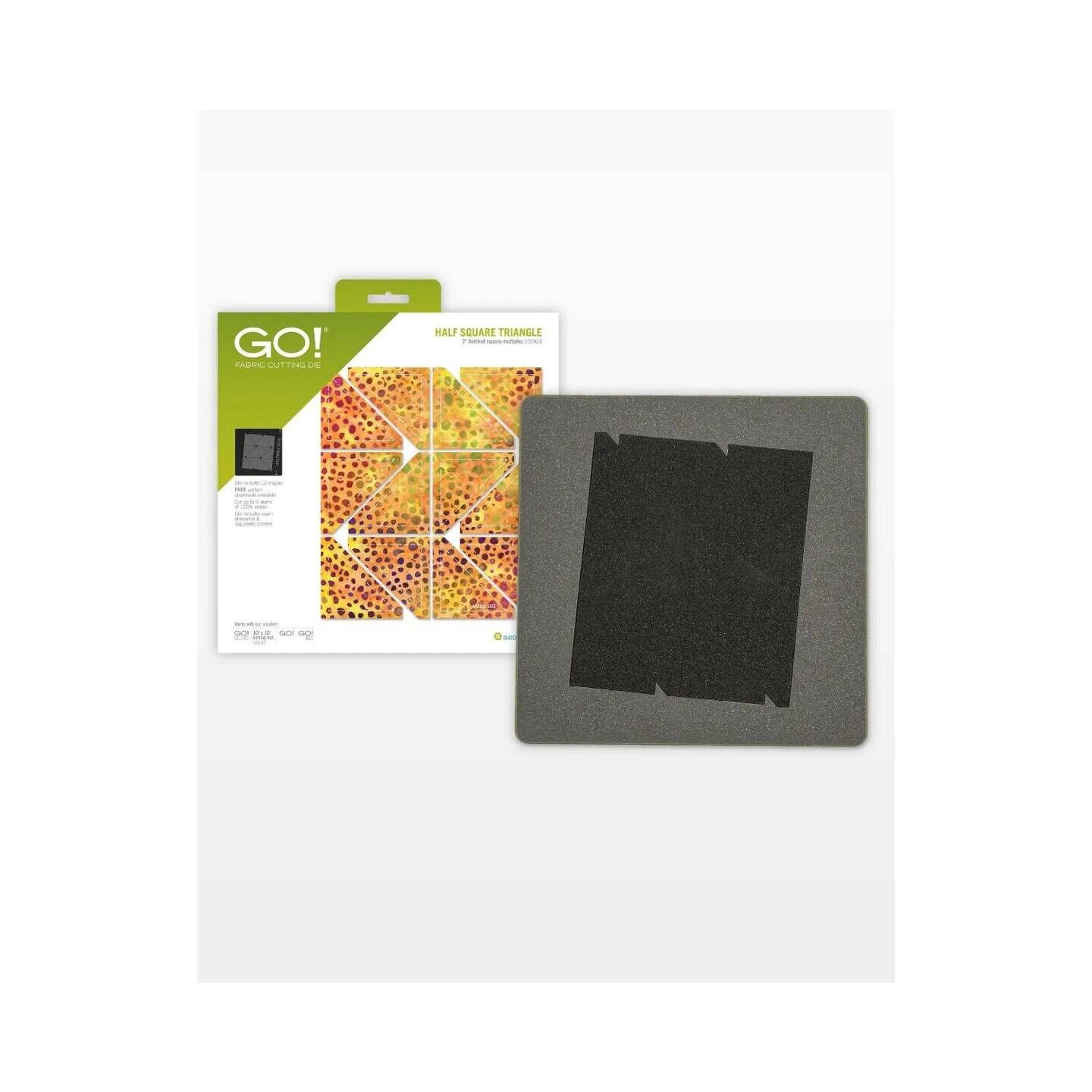GO! A CUTTING DIE HALF SQUARE TRIANGLE