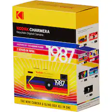 Kodak KODAK KODAK CHARMERA Package NOT included Keychain Digital Camera Memory card 1987 Ko-ak TYPE CO INSPIRED BY THE KODAK TYPE FLING 7 STYLES IN TOTAL The Vintage Collection 1987 TYPE CO Kodak Charmera KEYCHAIN DIGITAL CAMERA TYPE DE TYPE DE 1987 ? SECRET THE MINI CAMERA & BLIND BOX ALL IN ONE