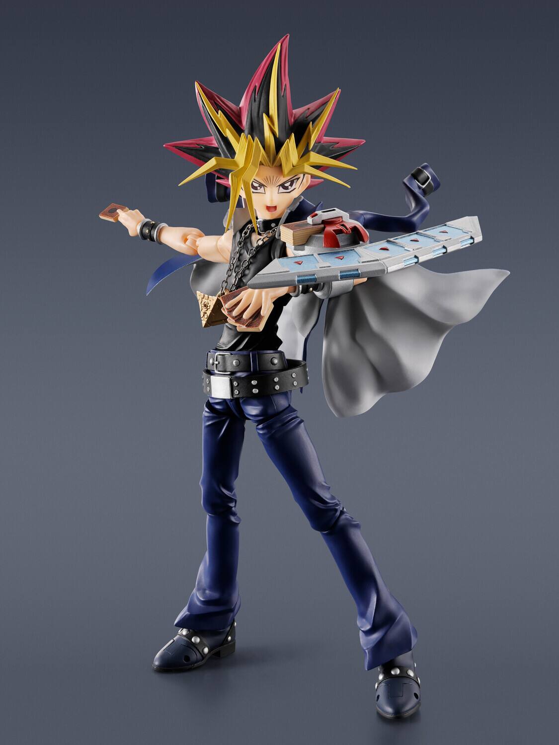 Alt View 1. Bandai - Tamashii Nations - Yu-Gi-Oh! - S.H.Figuarts - Yami Yugi Action Figure   - COLLECTIBLES - Multicolor.