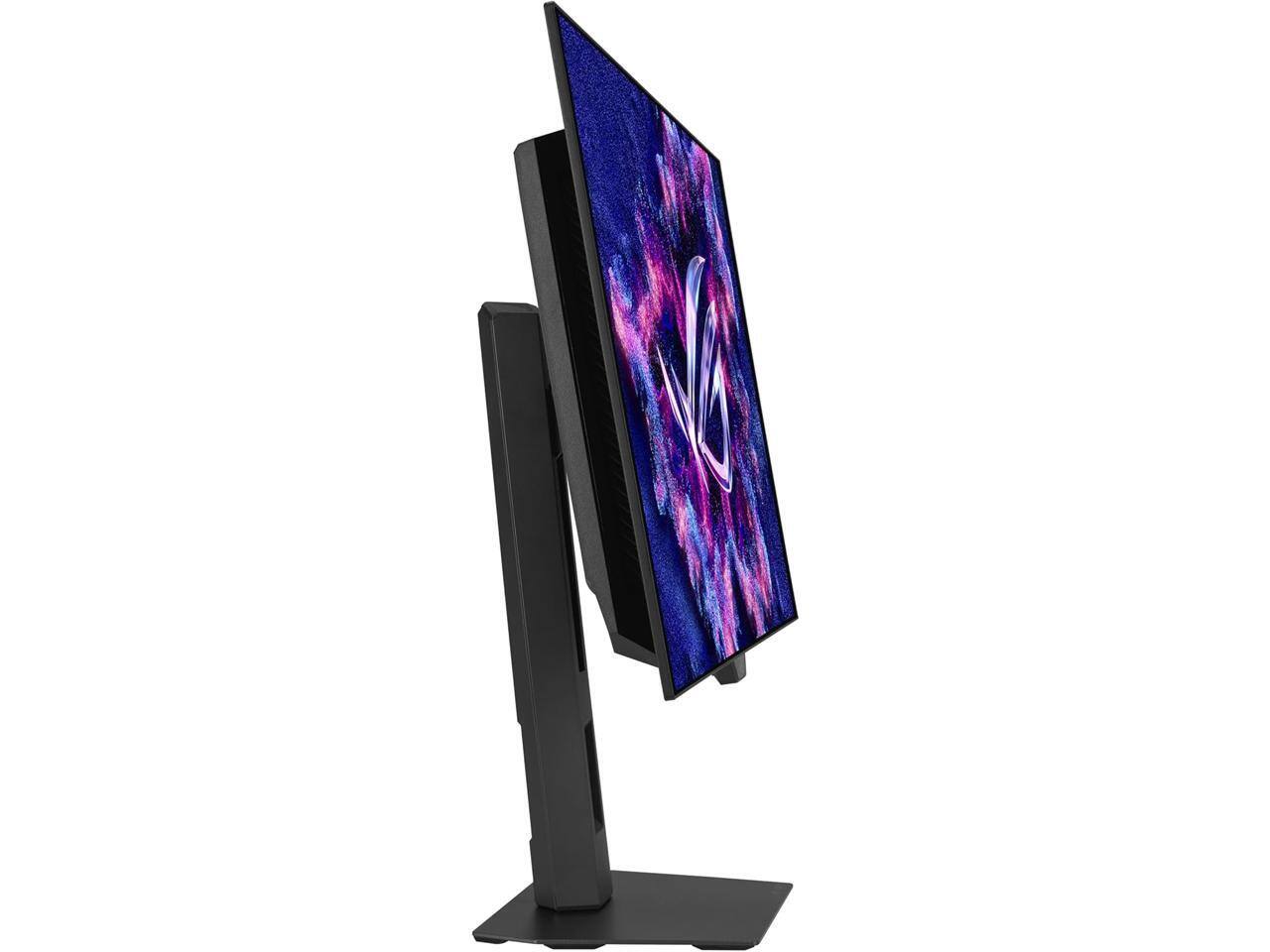 Alt View 4. ASUS - ASUS ROG Strix 27" QHD 2K 240Hz OLED Gaming Monitor with FreeSync/G-Sync HDR400, Adjustable Stand - Black.