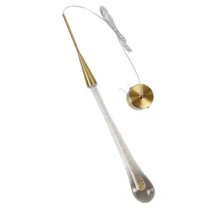 Front. Stock Preferred - Modern Gold Flush Mount Chandelier Ceiling Light - Gold.